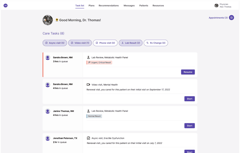 Clinical Task Management